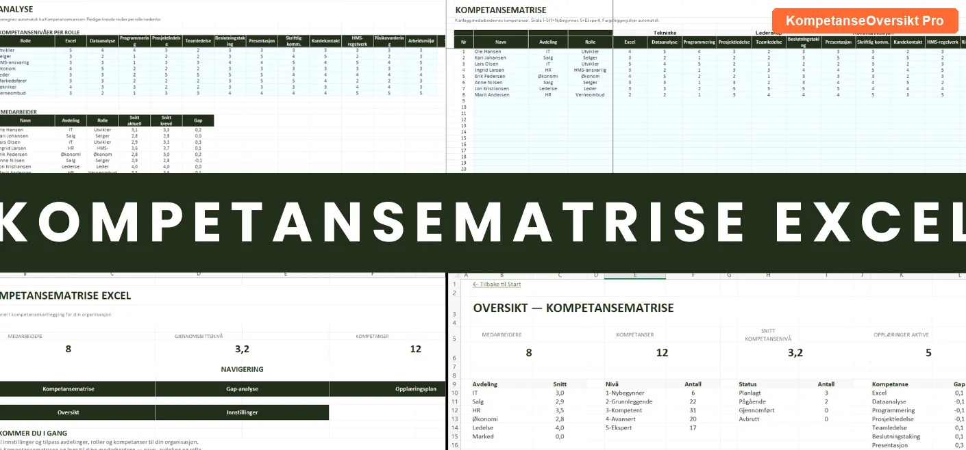 Rollekrav og ansatteoversikt